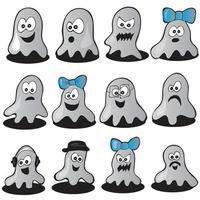 Halloween set - vector illustration with funny pictures