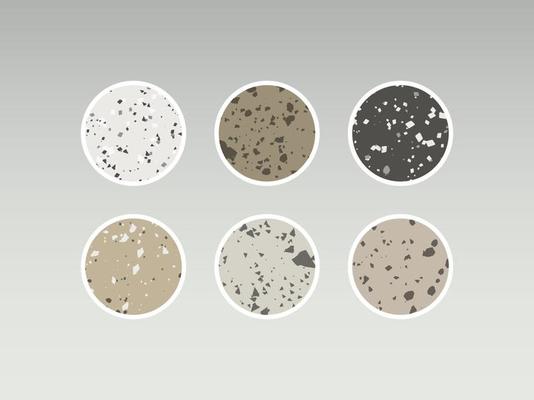 Social media highlight story cover. Terrazzo abstract design