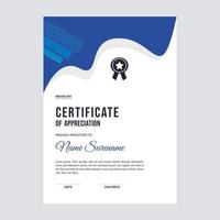 certificado plantilla premios diploma fondo vector