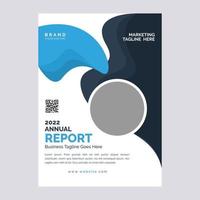 Corporate Business Flyer cover design layout shape vector