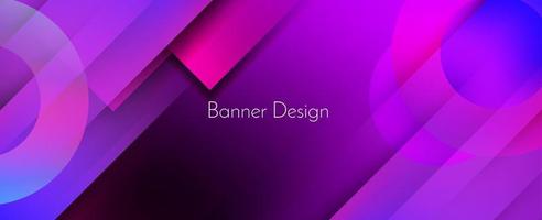 Fondo de patrón de banner de diseño colorido moderno geométrico abstracto vector