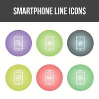 Mobile Apps Vector Icon Set