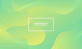 Abstract Green Fluid Wave Background vector