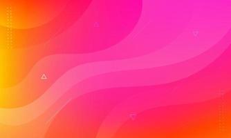 Abstract Pink Fluid Wave Background vector