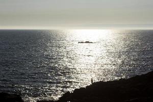 Marine views of the Atlantic ocean, Galicia, Spain photo