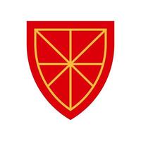 Medieval shield icon. vector