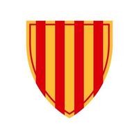 icono de escudo medieval. vector