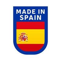 Made in spain icon. vector