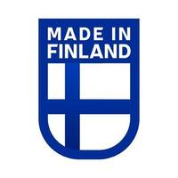 Made in finland icon vector