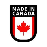 Made in canada icon vector