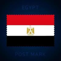 egypt postage mark vector