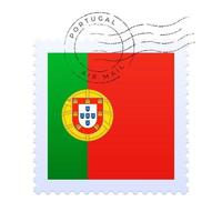 portugal postage mark vector