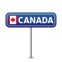 canada road sign vector