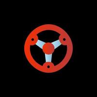 car wheel icon vector