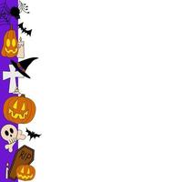 Halloween vector frame for banners and promote