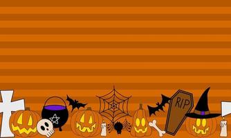 Halloween vector frame for banners and promote