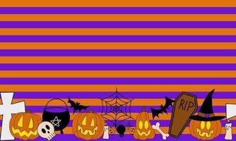 Halloween vector frame for banners and promote