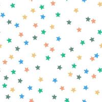 Modern colorful seamless background with star shape