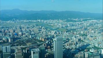 gebouwen van de stad van taipei in taiwan video