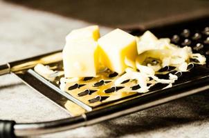 Grated Parmesan cheese, Cheese grater with cheddar photo