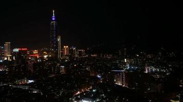 Buildings of Taipei city in Taiwan video