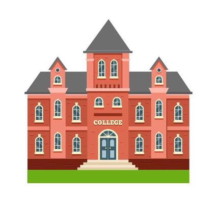 University Building Vector Art, Icons, and Graphics for Free Download