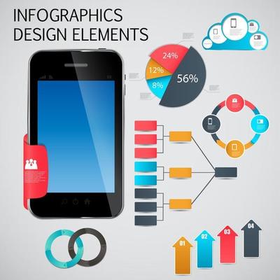 Infographic template business vector illustration