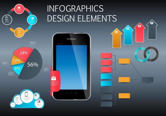 Infographic template business vector illustration