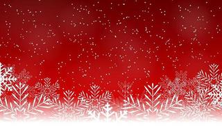 Abstract Beauty Christmas and New Year Background with Snow vector