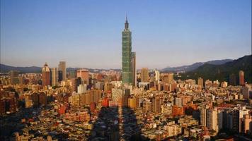 Taipei Stadt in Taiwan video