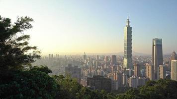 ciudad de taipei en taiwán video