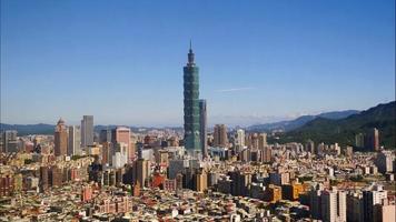 ciudad de taipei en taiwán video