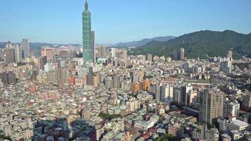 Taipei Stadt in Taiwan video