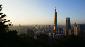 ciudad de taipei en taiwán video