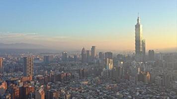 ciudad de taipei en taiwán video