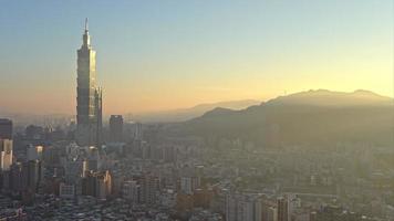 ciudad de taipei en taiwán video