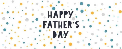 Happy father's day. Lettering. Banner Sale Brush text pattern vector