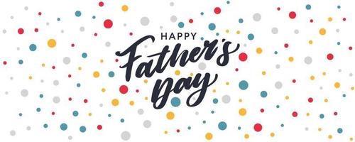 Happy father's day. Lettering. Banner Sale Brush text pattern vector