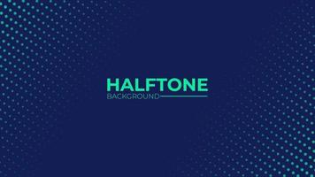 Abstract green and dark blue halftone background concept vector