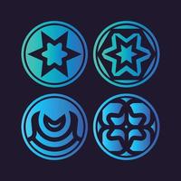 Abstract circle shapes vector