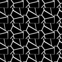 seamless black and white pattern with shapes.vector illustration vector