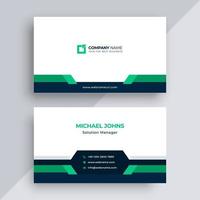Business card with modern design vector