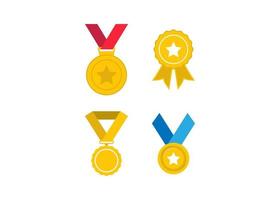 Medal icon design template illustration vector