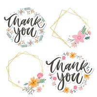 thank you Slogan print for textile vector