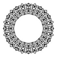 Mandalas for coloring book. Decorative round ornaments vector