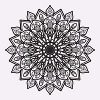 mandalas para colorear libro. adornos redondos decorativos vector