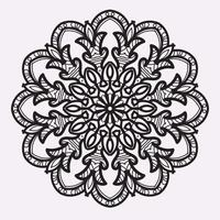 mandalas para colorear libro. adornos redondos decorativos vector