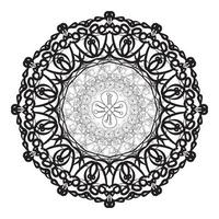 decoración de mandala indio de estilo abstracto vector