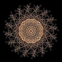 Abstract Style Indian Mandala Decoration vector