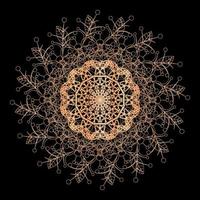 Abstract Style Indian Mandala Decoration vector